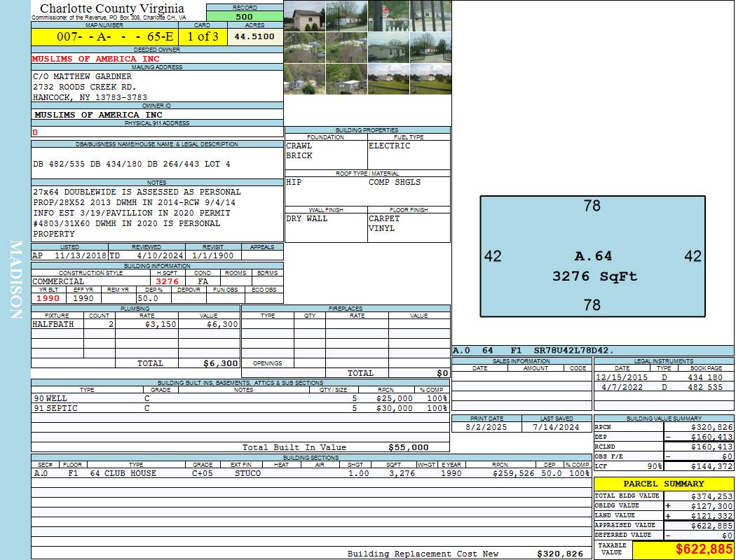 This property consists of 3 property cards. (Each property card has 2
